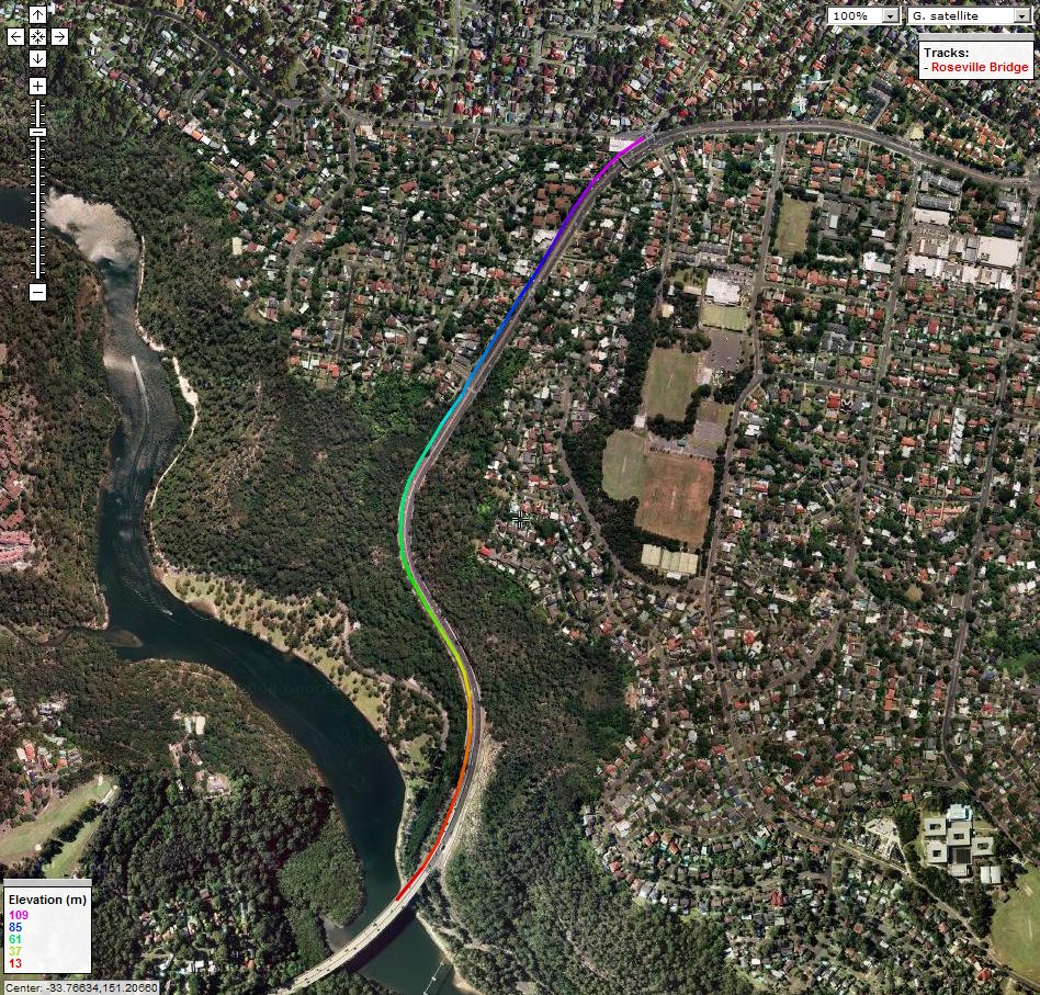 Roseville Bridge East Route